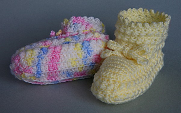 Free Crochet Bootee/Bootie Pattern