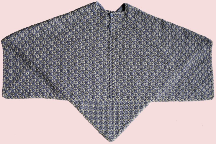 Reversible Crochet Pelerine / Shawl